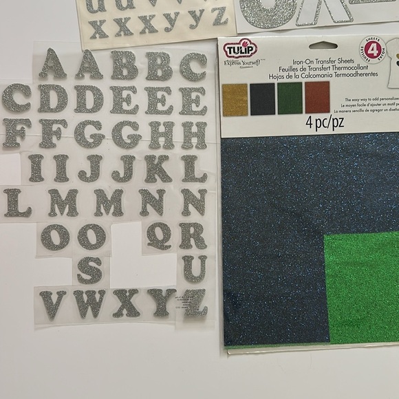 Transfermations/Tulip Crafting Supplies Iron On Transfers Stencils Stickers - Picture 5 of 7